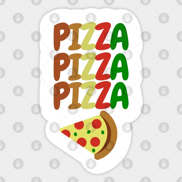 Pizza!!! Sticker by mksjr